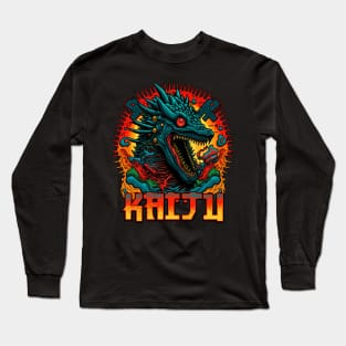 Kaiju Japanese Monster Dragon Long Sleeve T-Shirt